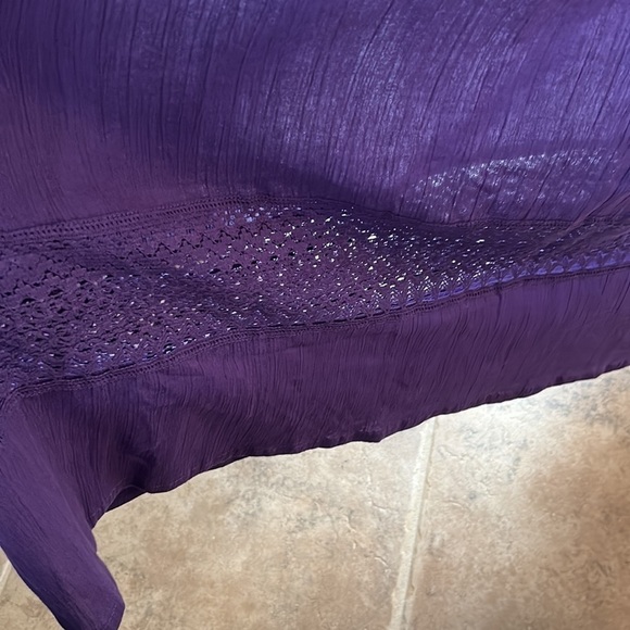 Dress Maxi Strapless Purple - Picture 2 of 3